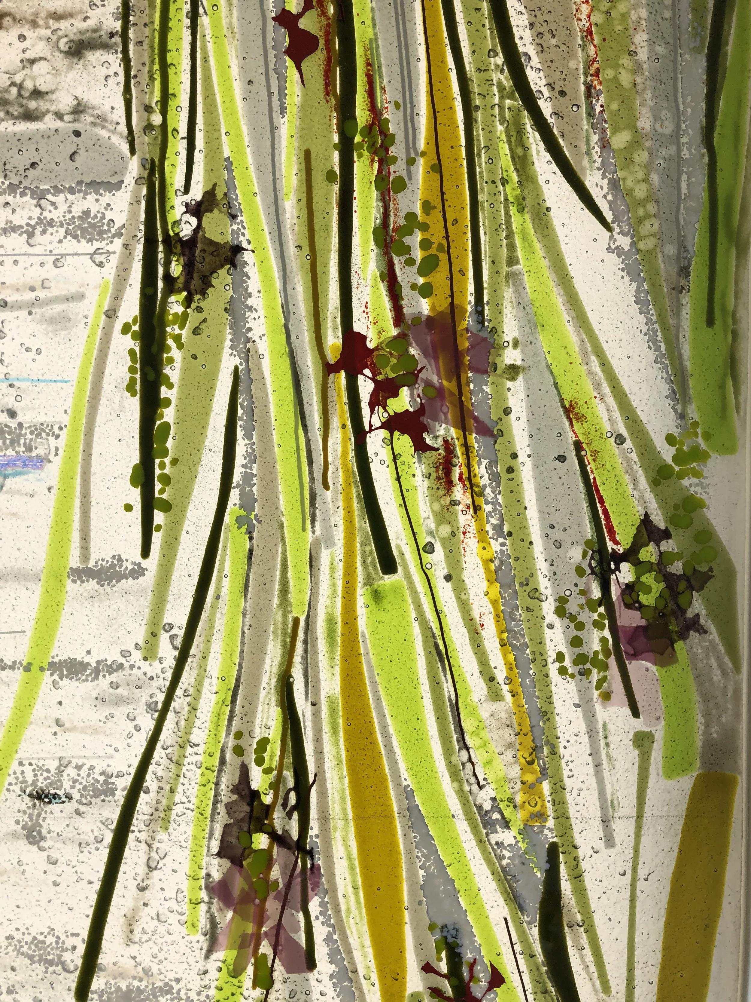 Jo Vincent bespoke architectural glass window