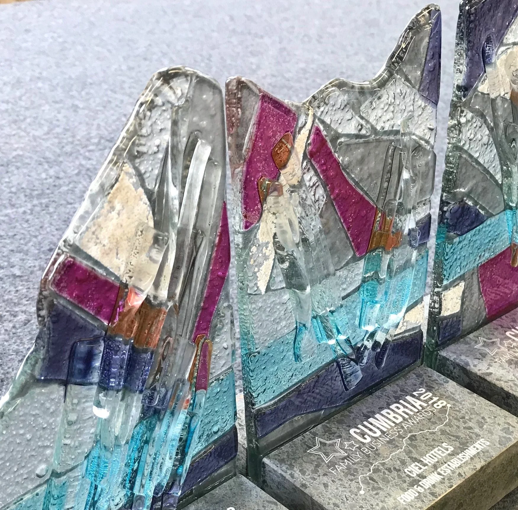 Business awards Jo Vincent Glass