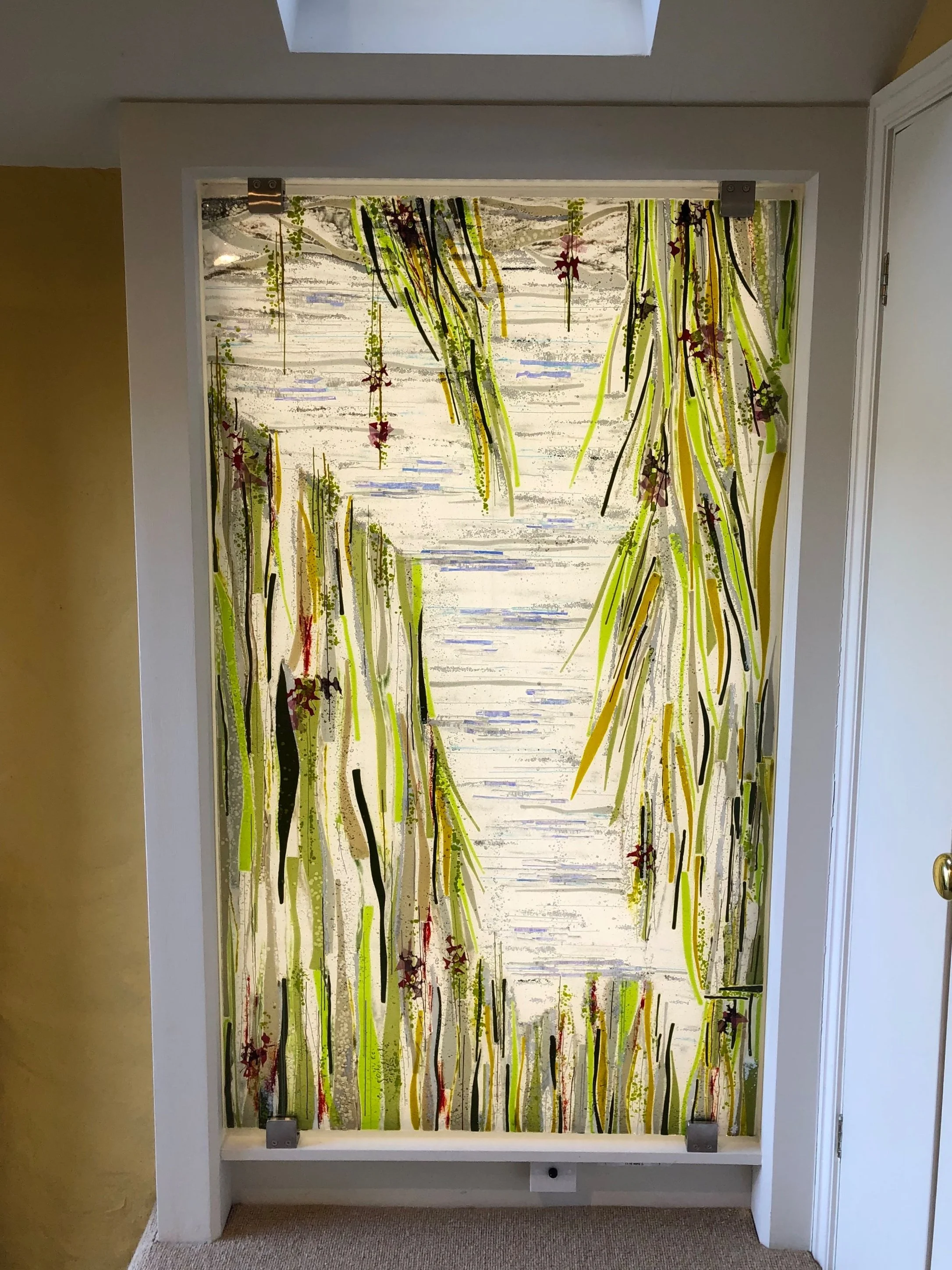 Jo Vincent nature internal window glass