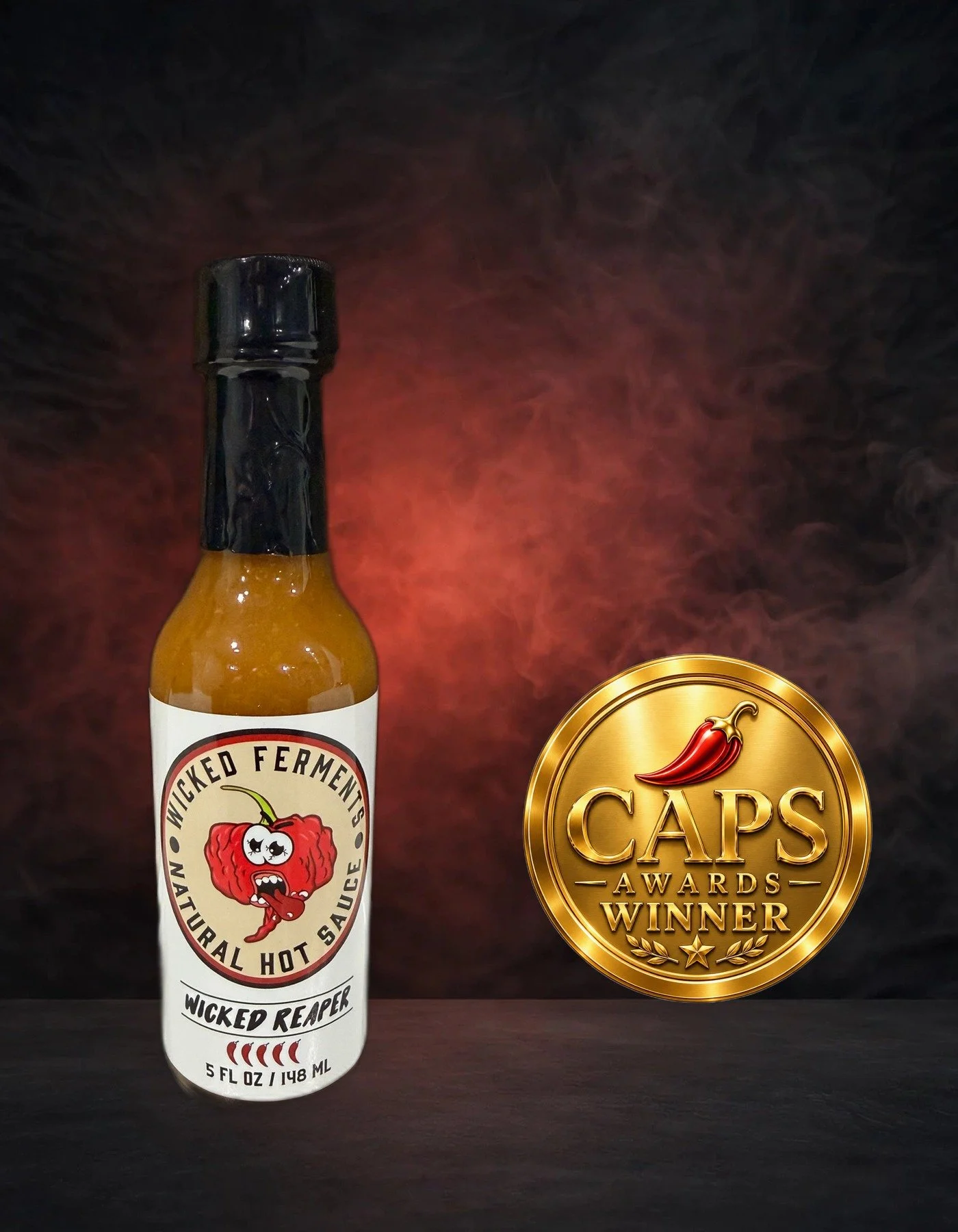 Award Winning Wicked Reaper Hot Sauce