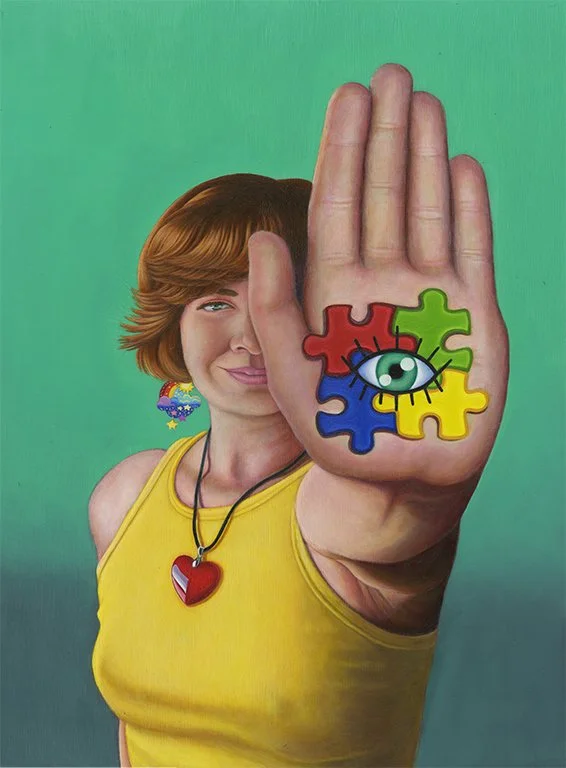 Self-Protrait, Eye Autistic