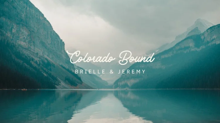 Cover slide of the Colorado itinerary