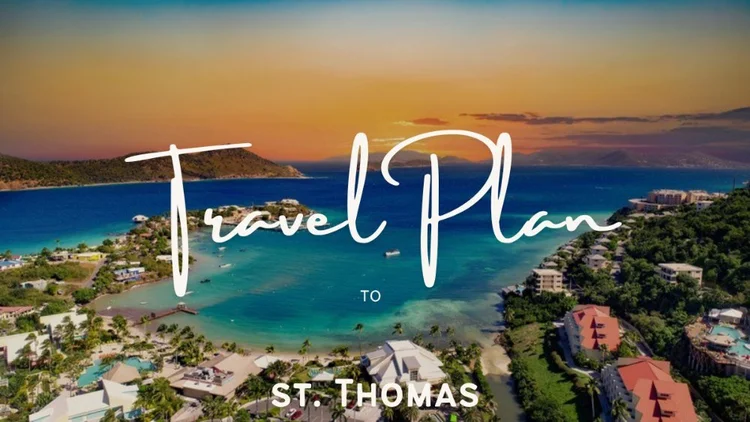 Cover slide of the St. Thomas, USVI itinerary