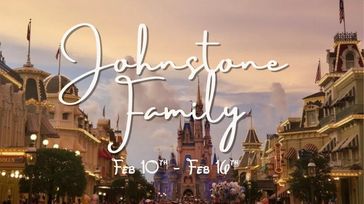 Cover slide of the Walt Disney World itinerary