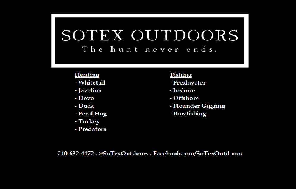 ADULT - SOTEX Annual Low Cost Dove Hunt