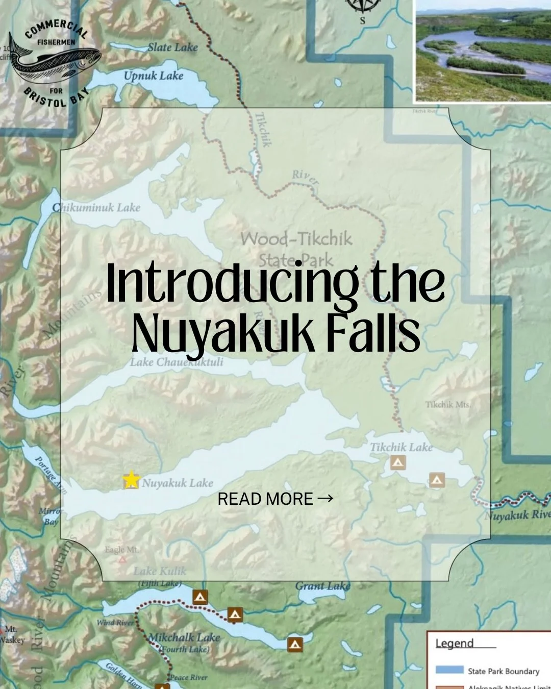The Nuyakuk Falls sit within a connected system of lakes and rivers that flow into the Nushagak River and Bristol Bay. 

This area plays an important role in fish movement and has long supported subsistence and recreation within the park.🌊
#Nuyakuk 