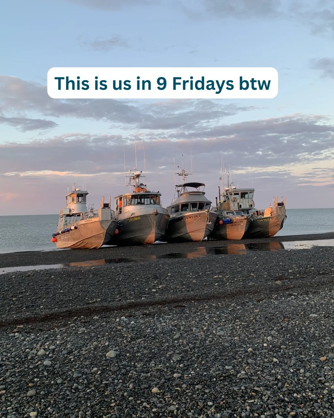 9 more Fridays until we&rsquo;re back in the Bay.⚓️
Early mornings, boats in the harbor, and the start of another Bristol Bay salmon season.🌅
#bristolbay #salmonseason #cfbb #bristolbayforever #nopebblemine
