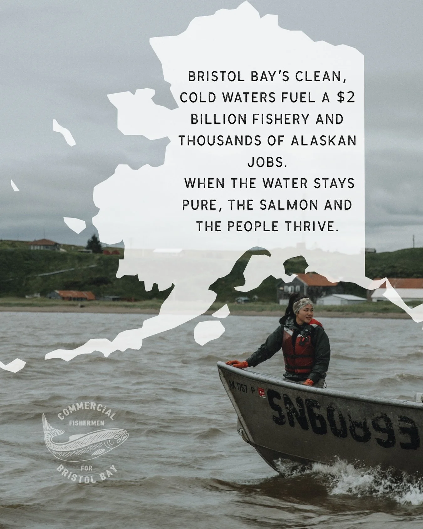 Clean water. Strong communities. A thriving fishery.🌊

In Bristol Bay, it&rsquo;s all connected. When the water stays healthy, the salmon return, and the people who depend on them can continue a way of life that&rsquo;s lasted for generations.⚓️

Th