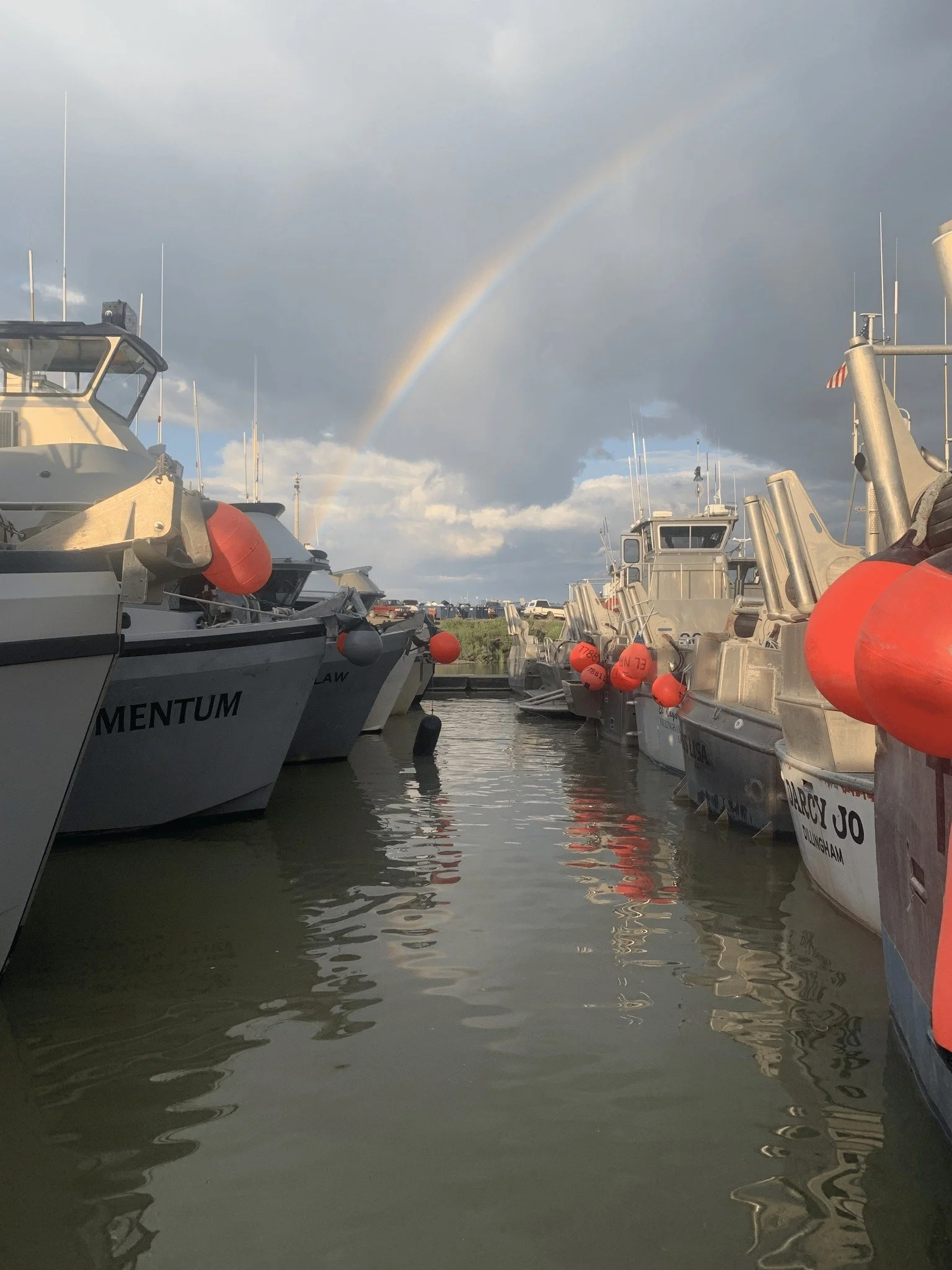 Long daylight, bluebird skies, a rainbow over the water, and an opener the next day. 🌈

It&rsquo;s the kind of moment that reminds you why we come back every season. 💙

Soon we&rsquo;ll all be tied up at the docks again, getting ready, swapping sto