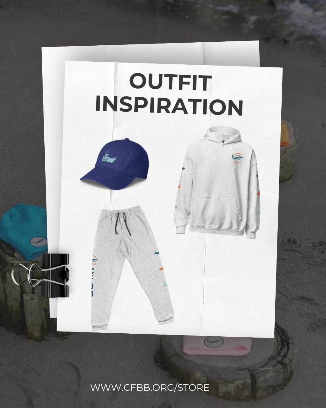 Shop the look. 📲

Your Summer 2026 outfit is here. 🛍

Rep the Bay wherever you go. ⚓ 

Link in bio! 

#cfbb #merch #summer2026 #nopebblemine #bristolbayforever