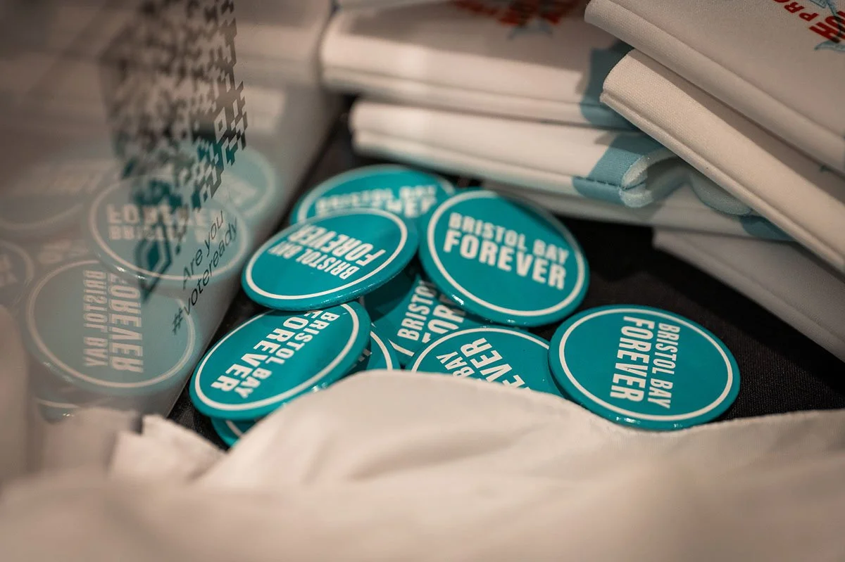 Small pins. Big statement.

Bristol Bay Forever isn&rsquo;t just a slogan. It&rsquo;s a commitment to the fish, the people, and the way of life that depends on both. Every pin is a quiet signal: we stand with the fleet, we protect what&rsquo;s still 
