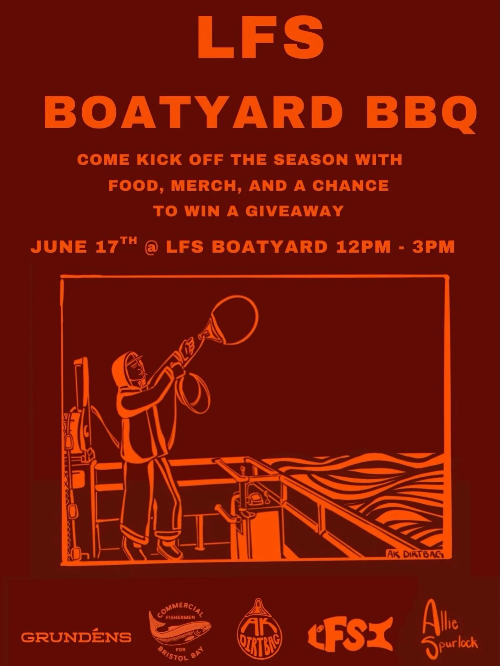 🐟 The countdown to Bristol Bay 2026 is on! We&rsquo;re kicking this season off right. The LFS (Naknek) Boatyard BBQ is June 17th, 12 - 3pm. Food, merch, giveaways, and a community of people who live and breathe this season. See you in a few weeks! ?