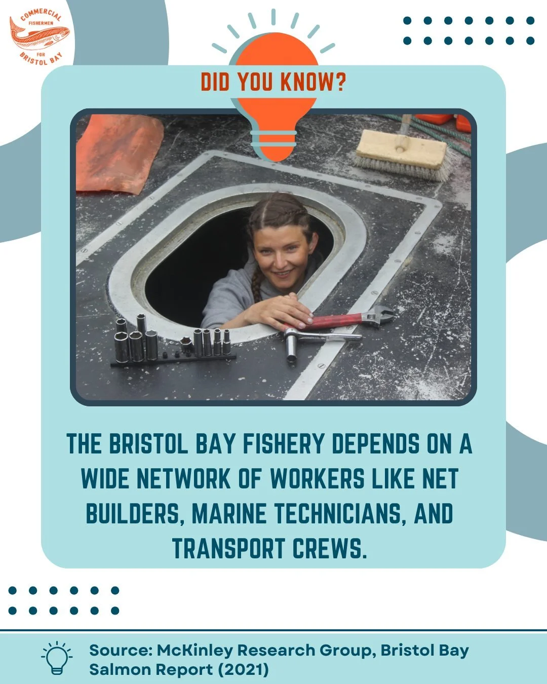 It's preseason in Bristol Bay, and this fishery couldn't happen without the welders, net menders, cannery workers, muncipalities, technicians, diesel mechanics, transport crews and so many others that make the world's largest sockeye salmon run thriv