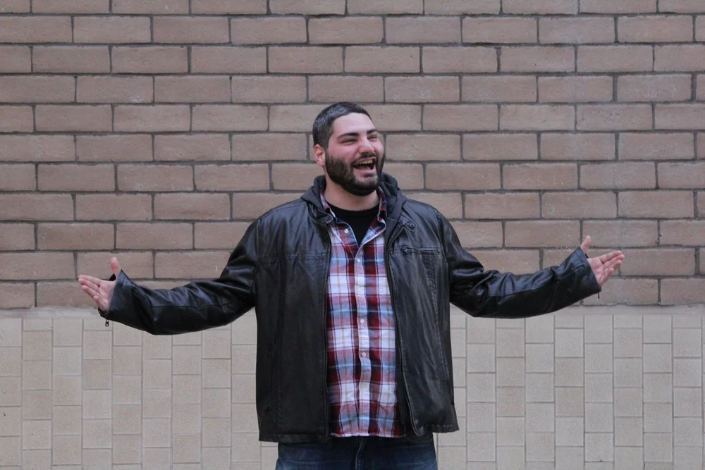 Ray Revello during production of The Alibi