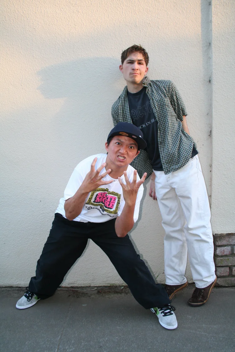 Richard Castromayor and Lorenzo Ocon in a promotional photograph for Rich and Lozo 3
