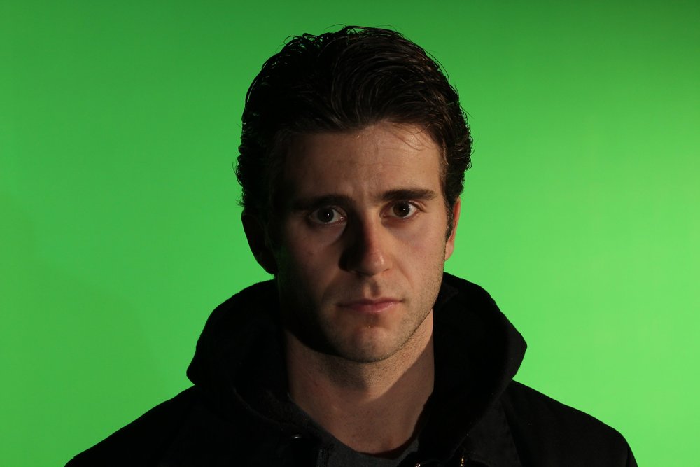 Michael Martin as Deke during Dead Right reshoots