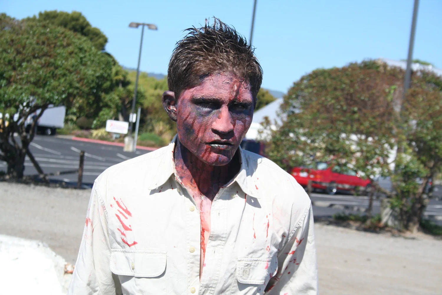 Lorenzo Ocon in Subject L-Zero makeup