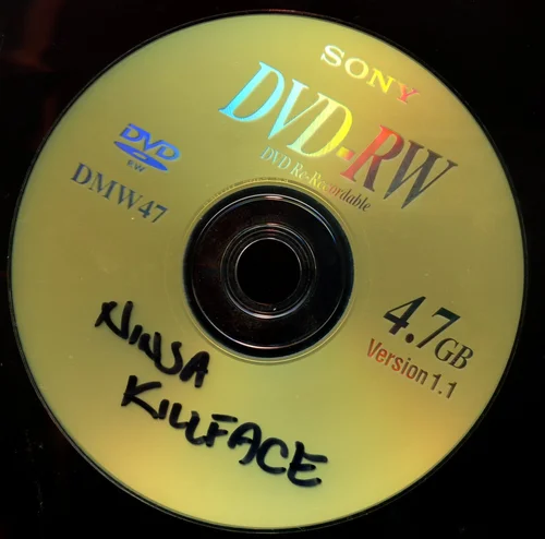 The first Ninja Killface DVD