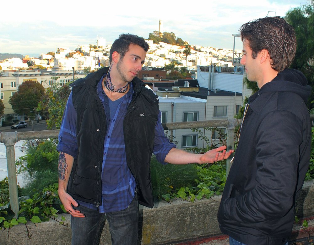 Mitchell Martin and Michael Martin as Bennie and Deke
