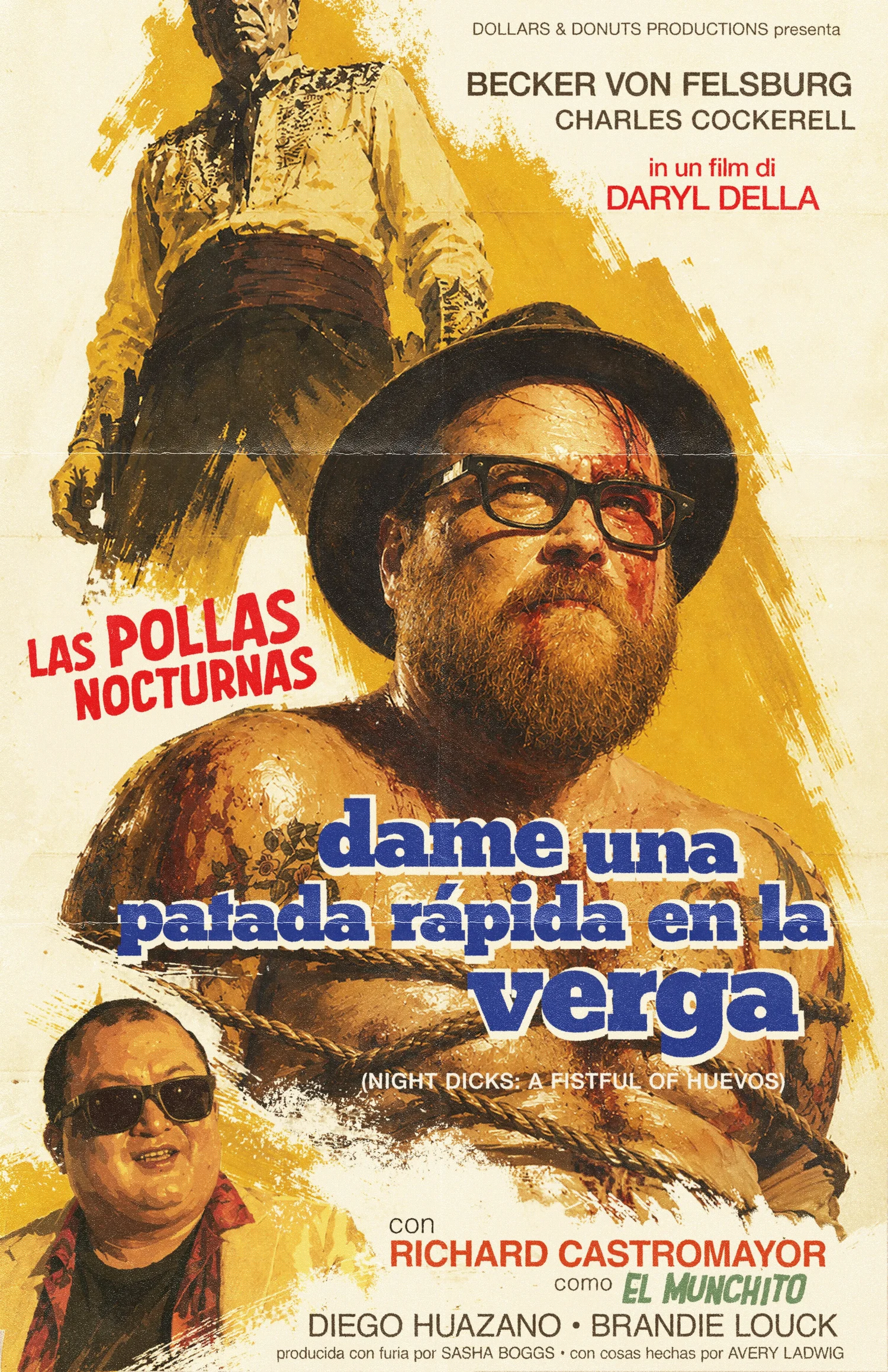 Original poster for Night Dicks: A Fistful of Huevos