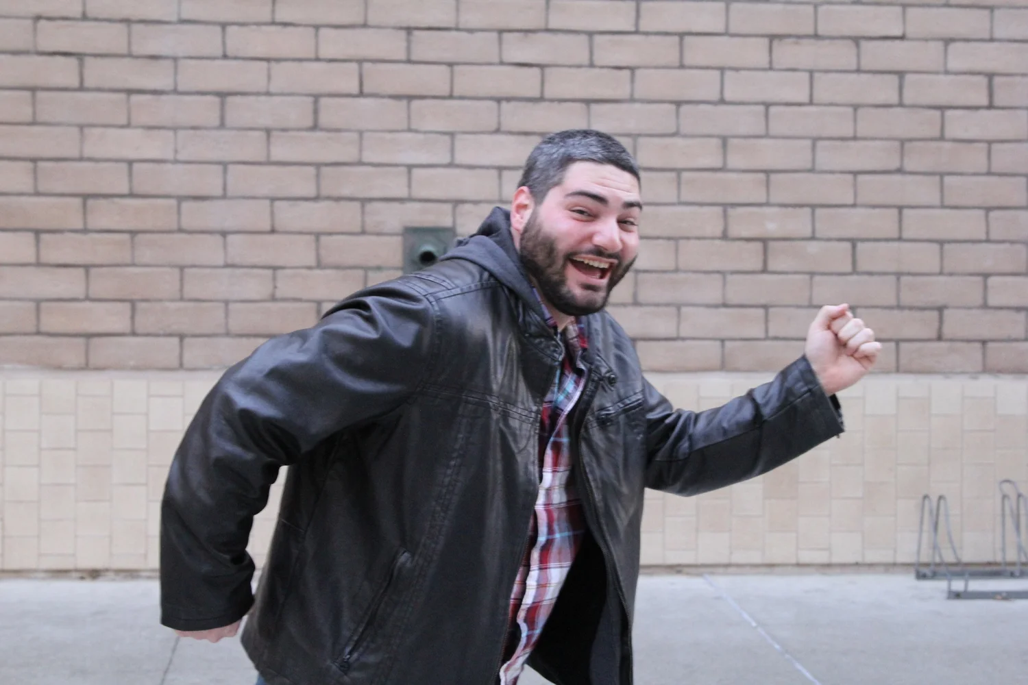 Ray Revello during production of The Alibi