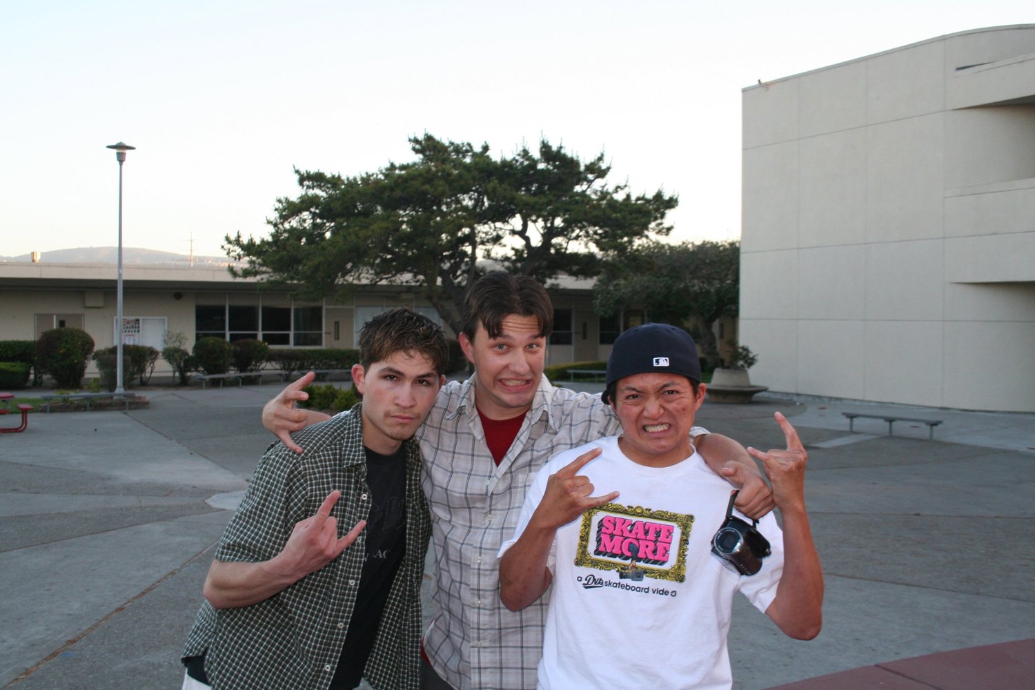 Lorenzo Ocon, Daryl Della, and Richard Castromayor during production of Rich and Lozo 3