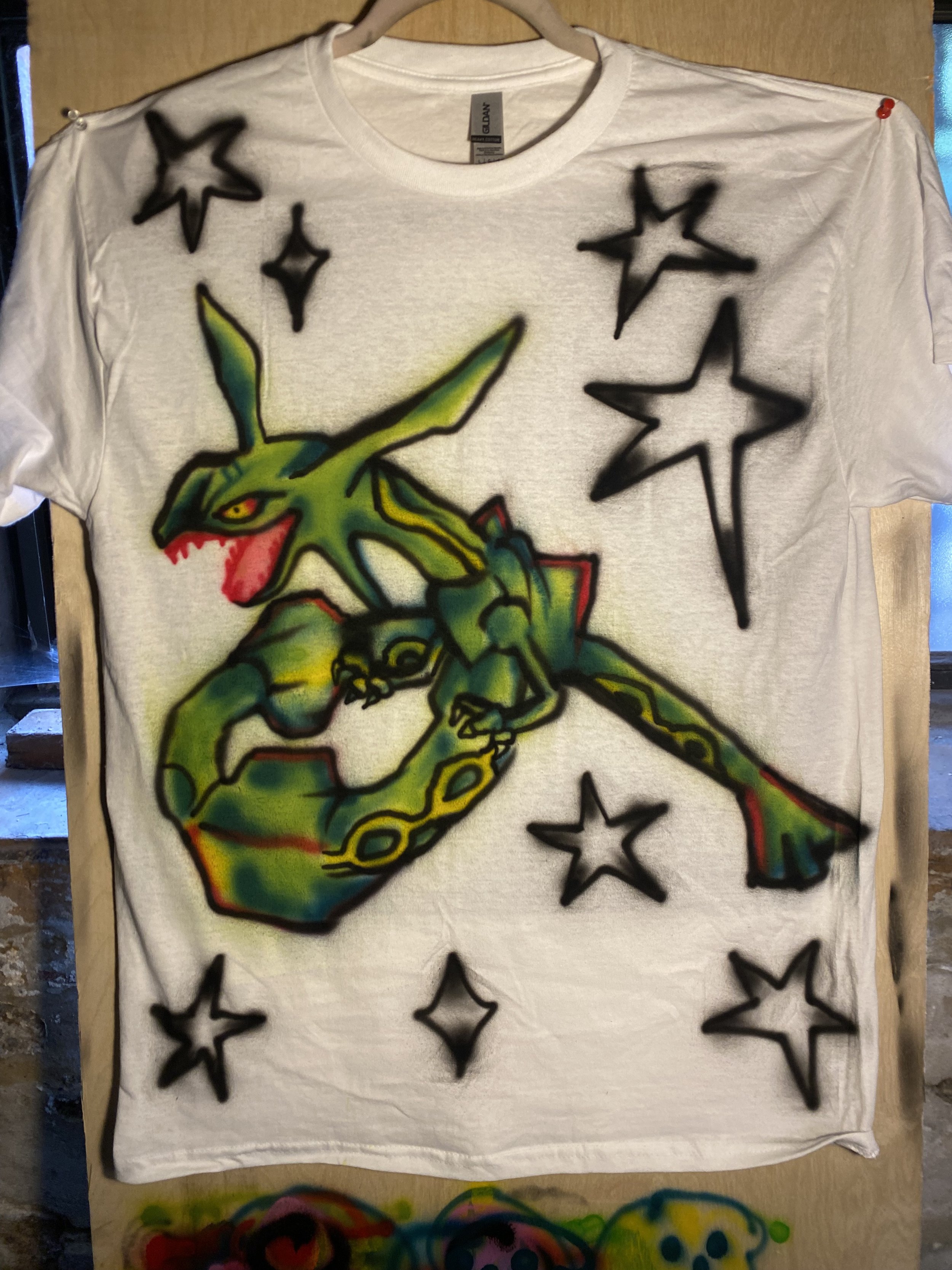 Rayquaza 1/1 Airbrushed T Shirt