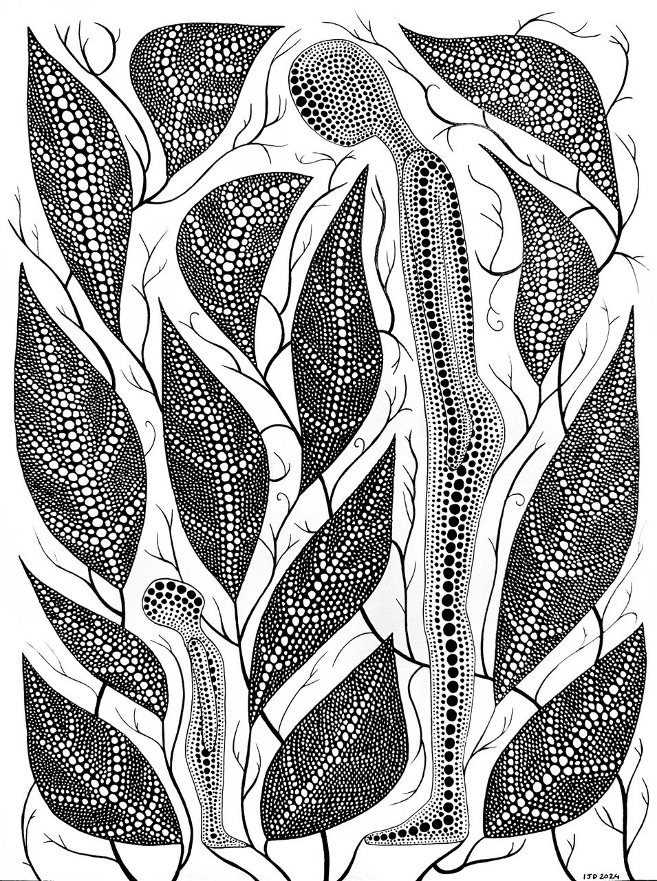 Isabelle Duverger   
   Bond    (Ink on paper) 
  15 x 11 
   $950