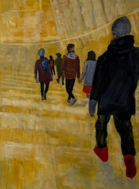Barbara Seddon   
   Morning Commute  (Acrylic) 
  18 x 24 
   $1,200