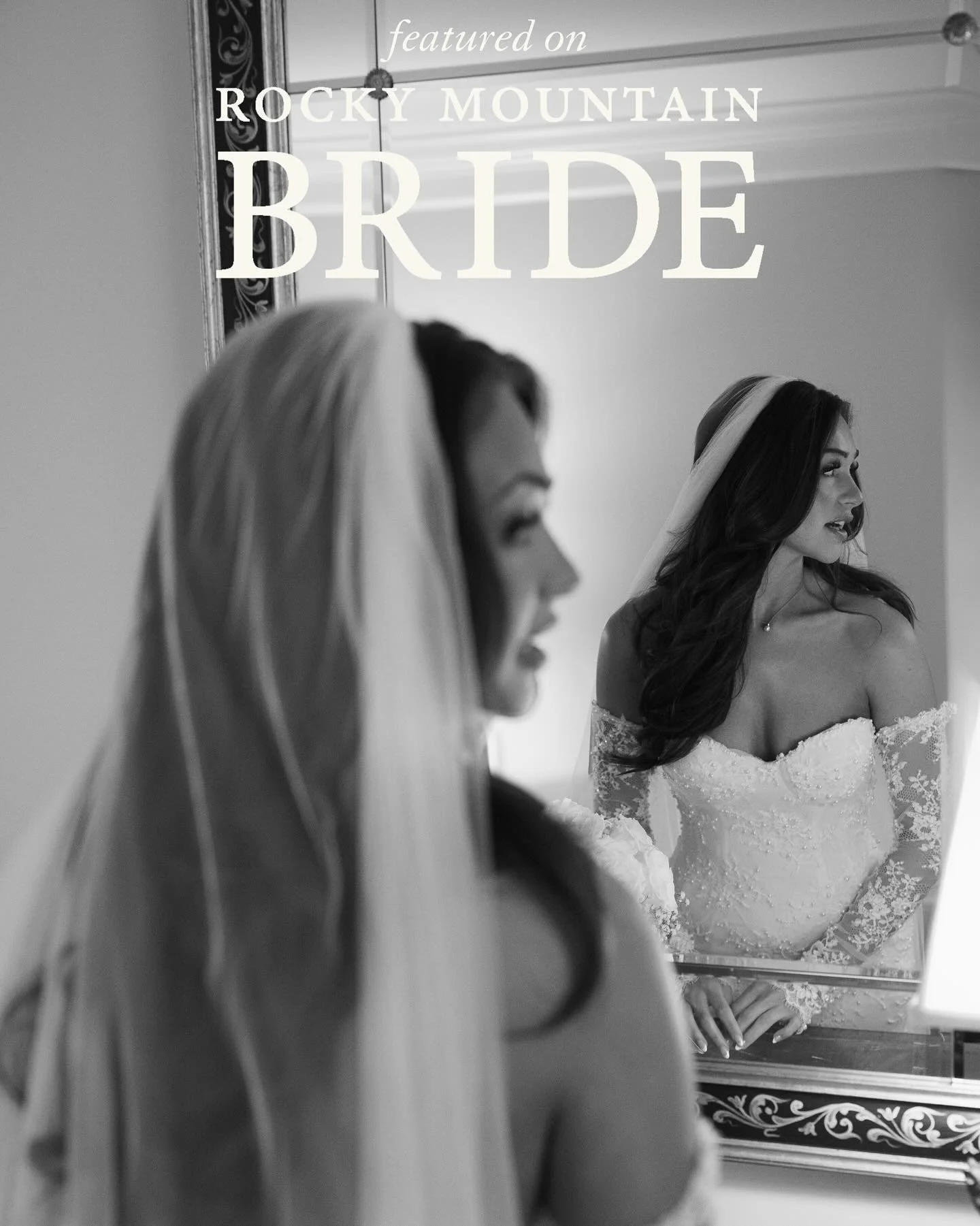 A love story wrapped in snow and soft candlelight. So honored to see this wonderful day featured in Rocky Mountain Bride.