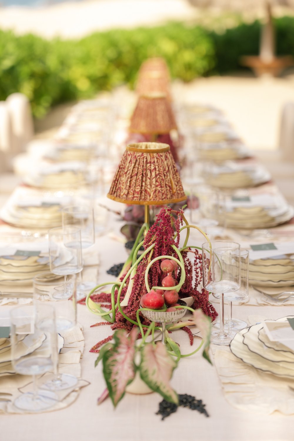 Aesthetic destination wedding in Mexico with sculptural florals and ocean views photographed by Mexico destination wedding photographer Victoria Kait
