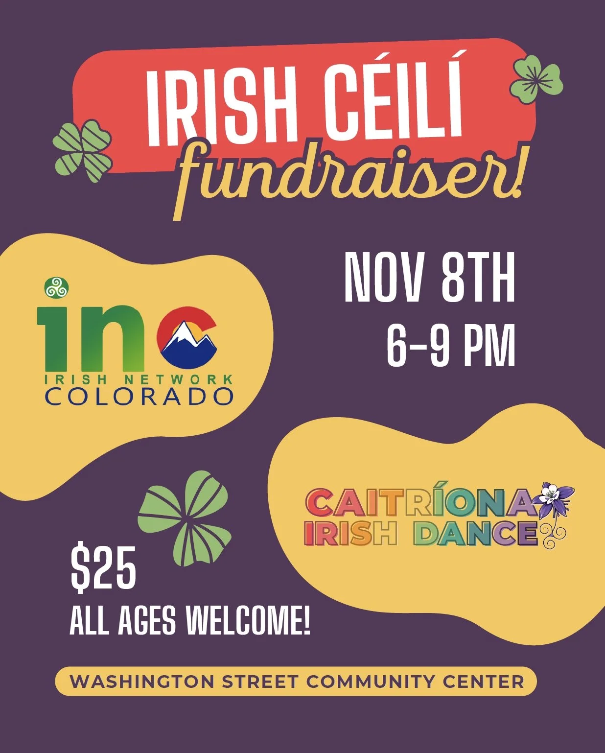 Irish Ceíli Fundraiser