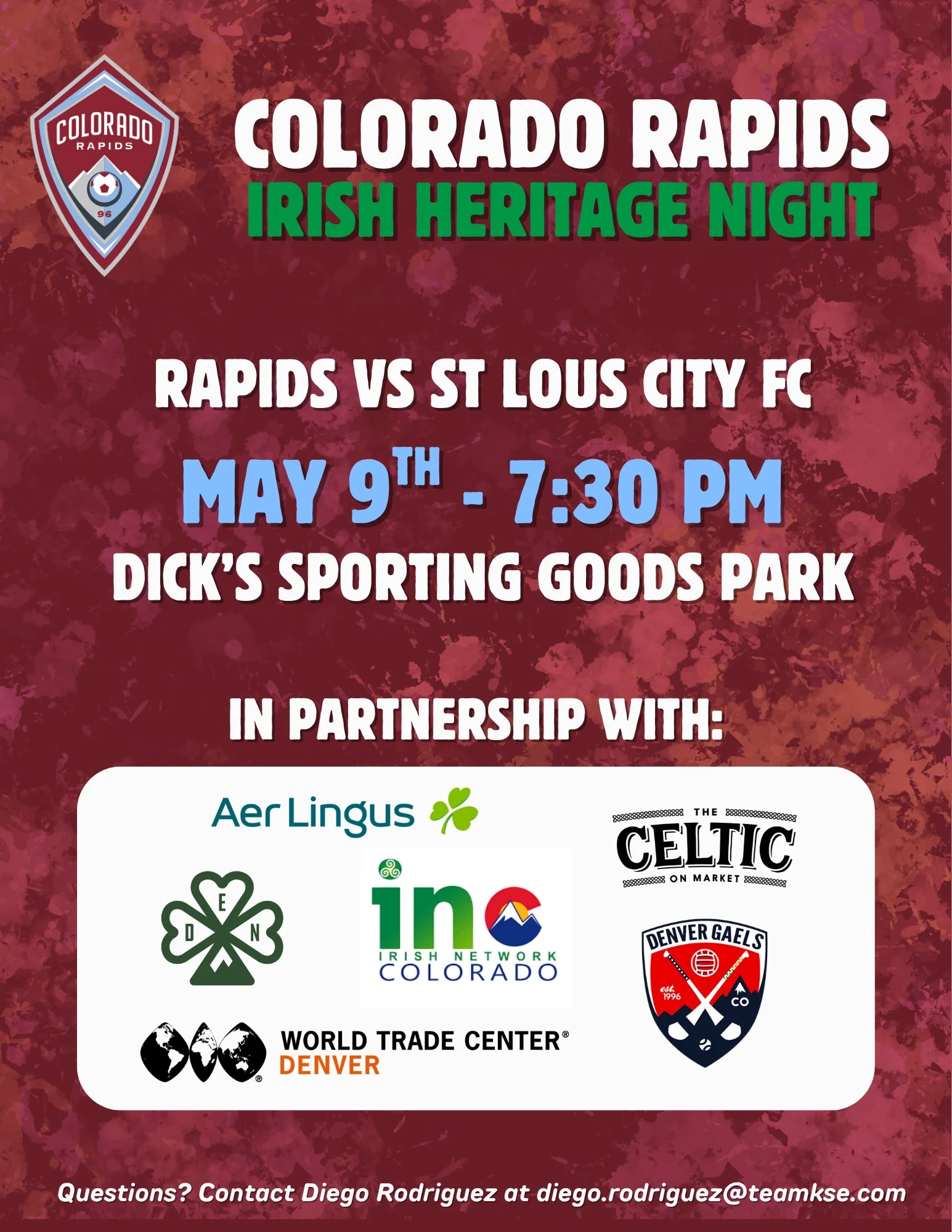 Colorado Rapids Irish Heritage Night