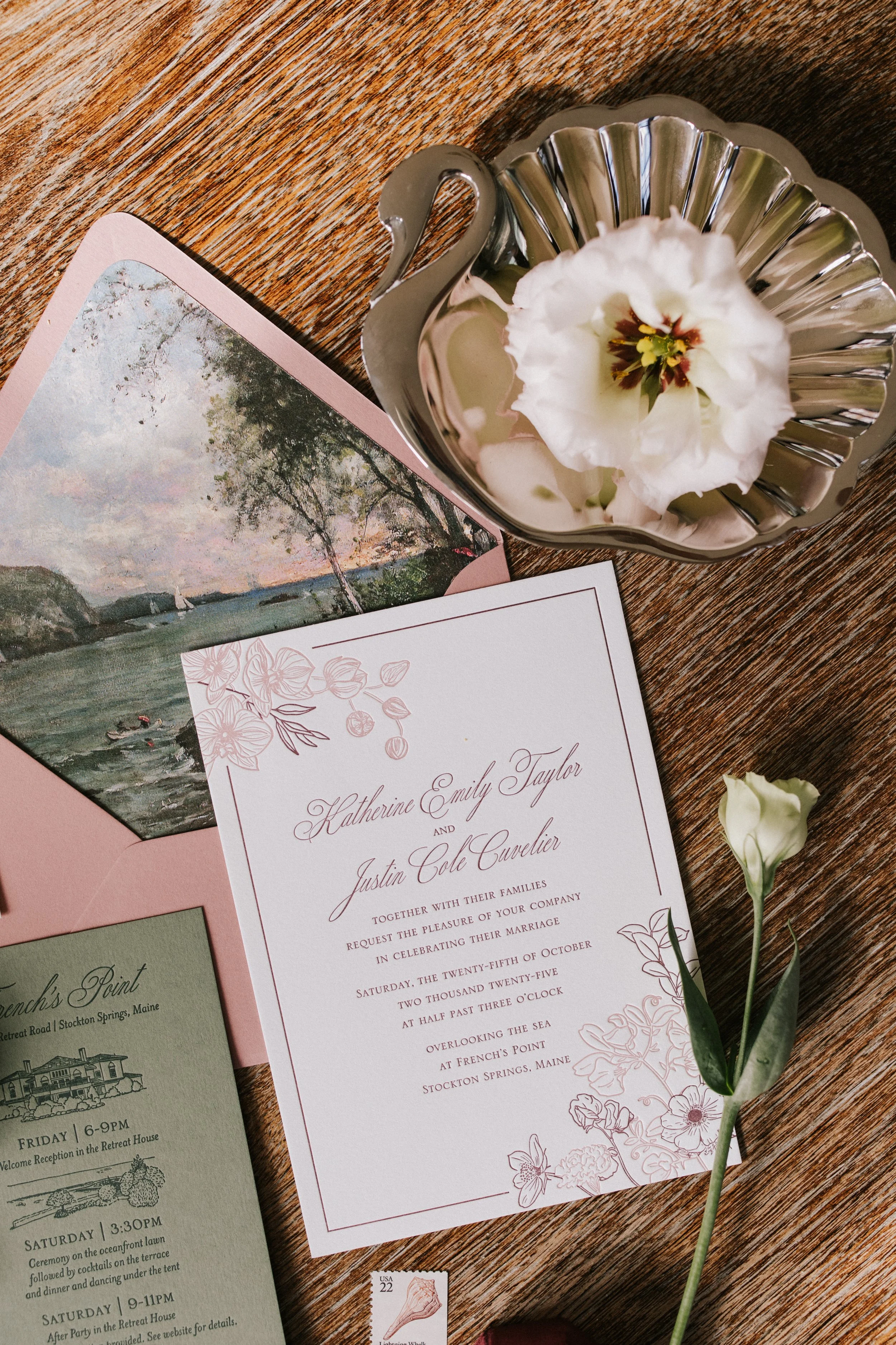 Garden Inspired Wedding in Maine