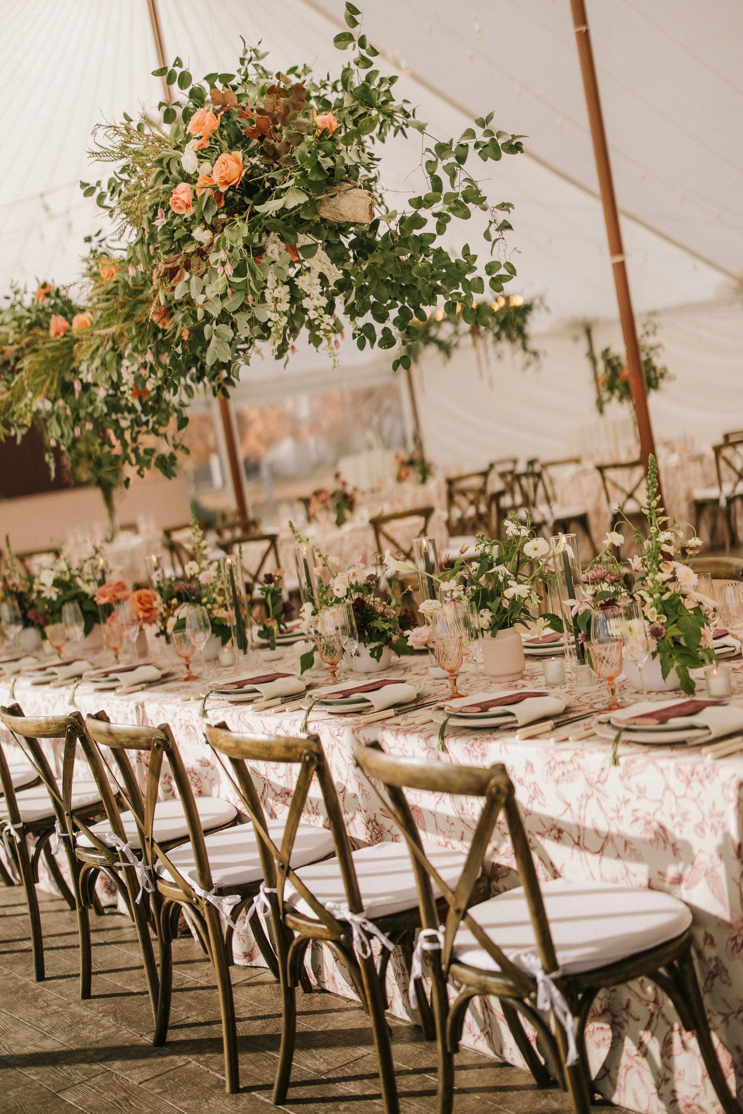 Tented Wedding Reception Stockton Maine