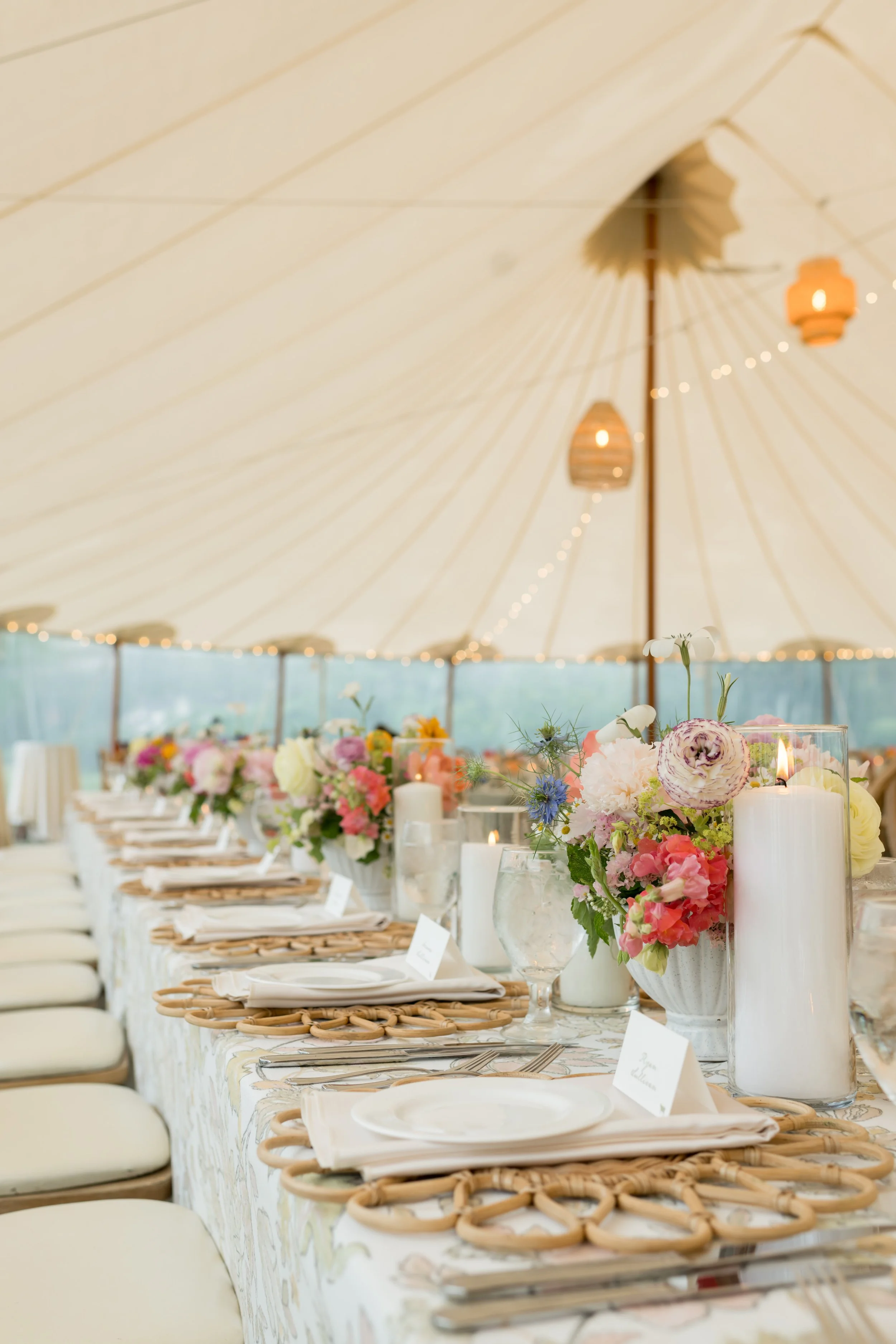 New England Wedding Charger Plate Rentals