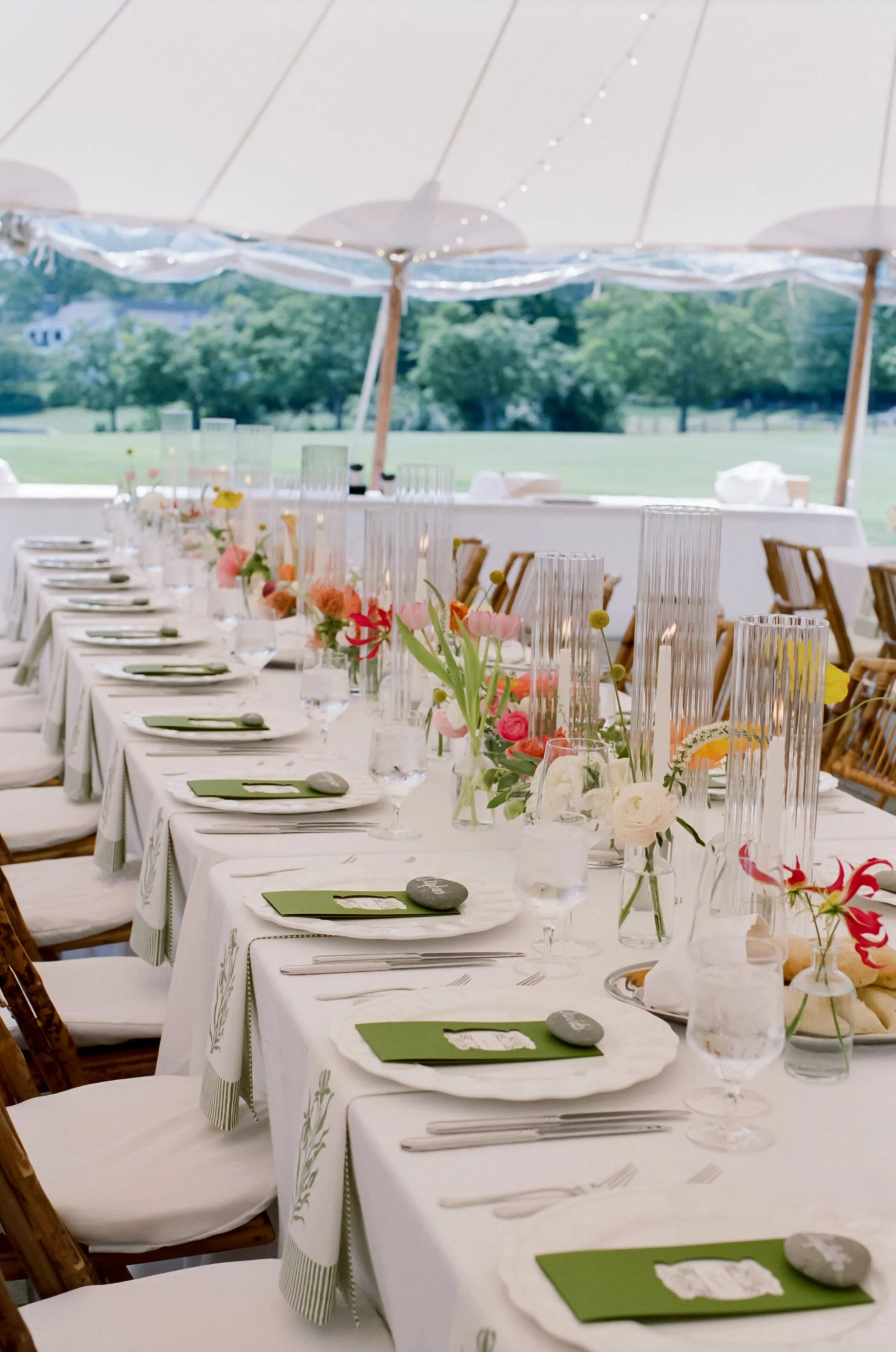 Wentworth By The Sea Country Club Tented Wedding Reception