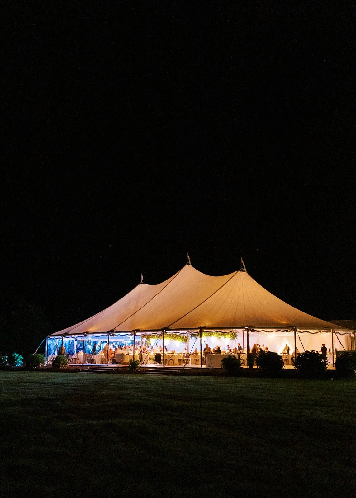 Evening Tented Wedding at Frenchs Point
