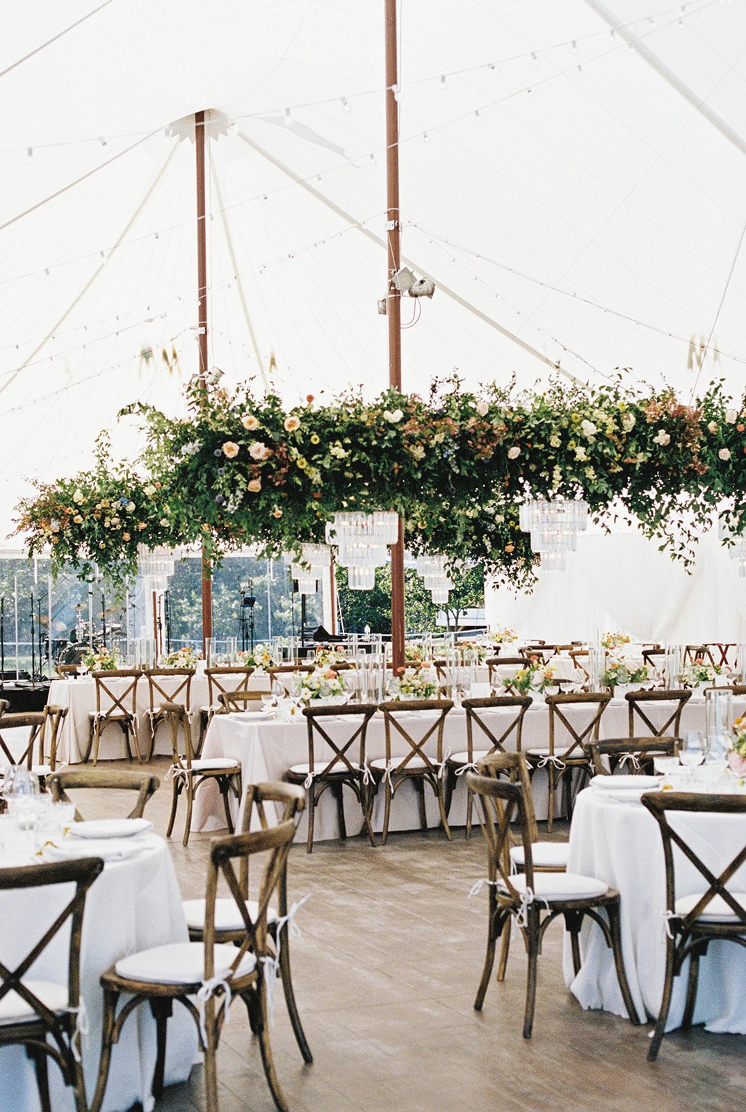 Tented Wedding Reception in Maine