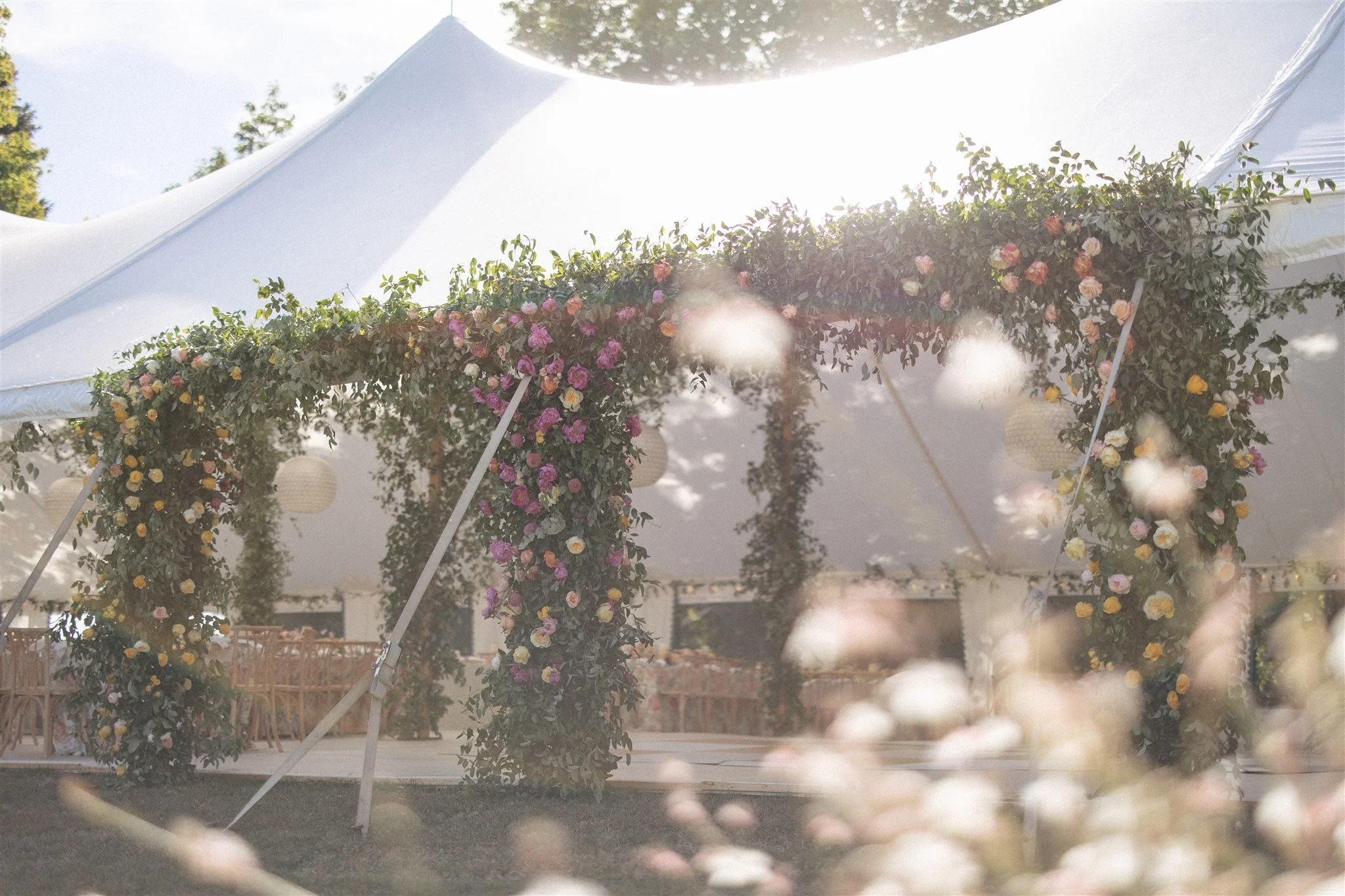 Tented Wedding Reception Vermont