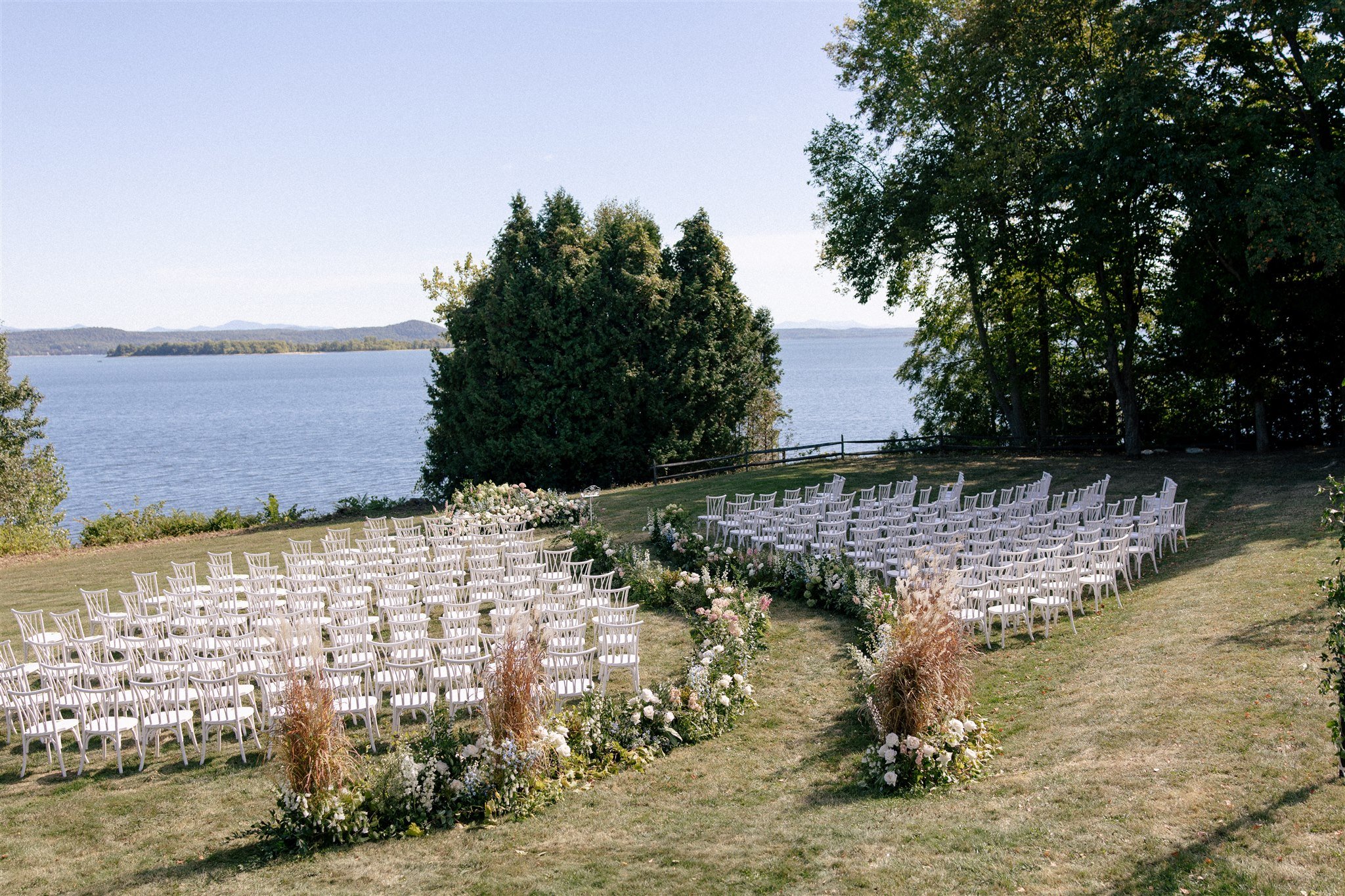 Grand Isle Lake House Wedding Ceremony Vermont