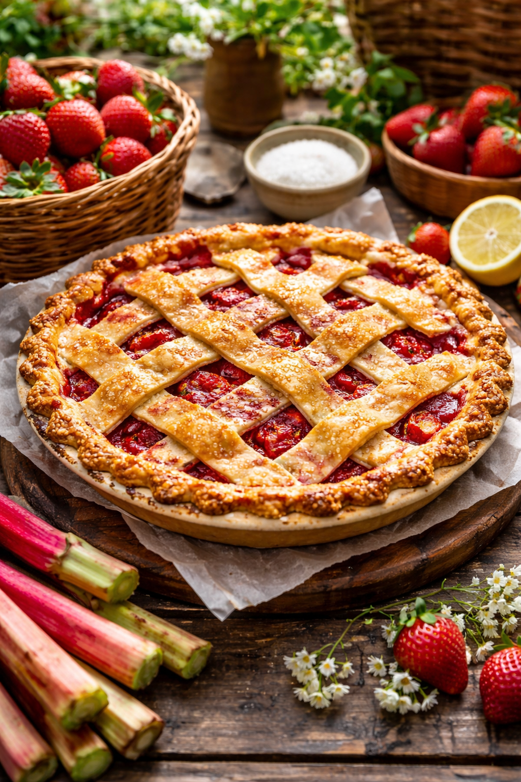 Strawberry Rhubarb Pie