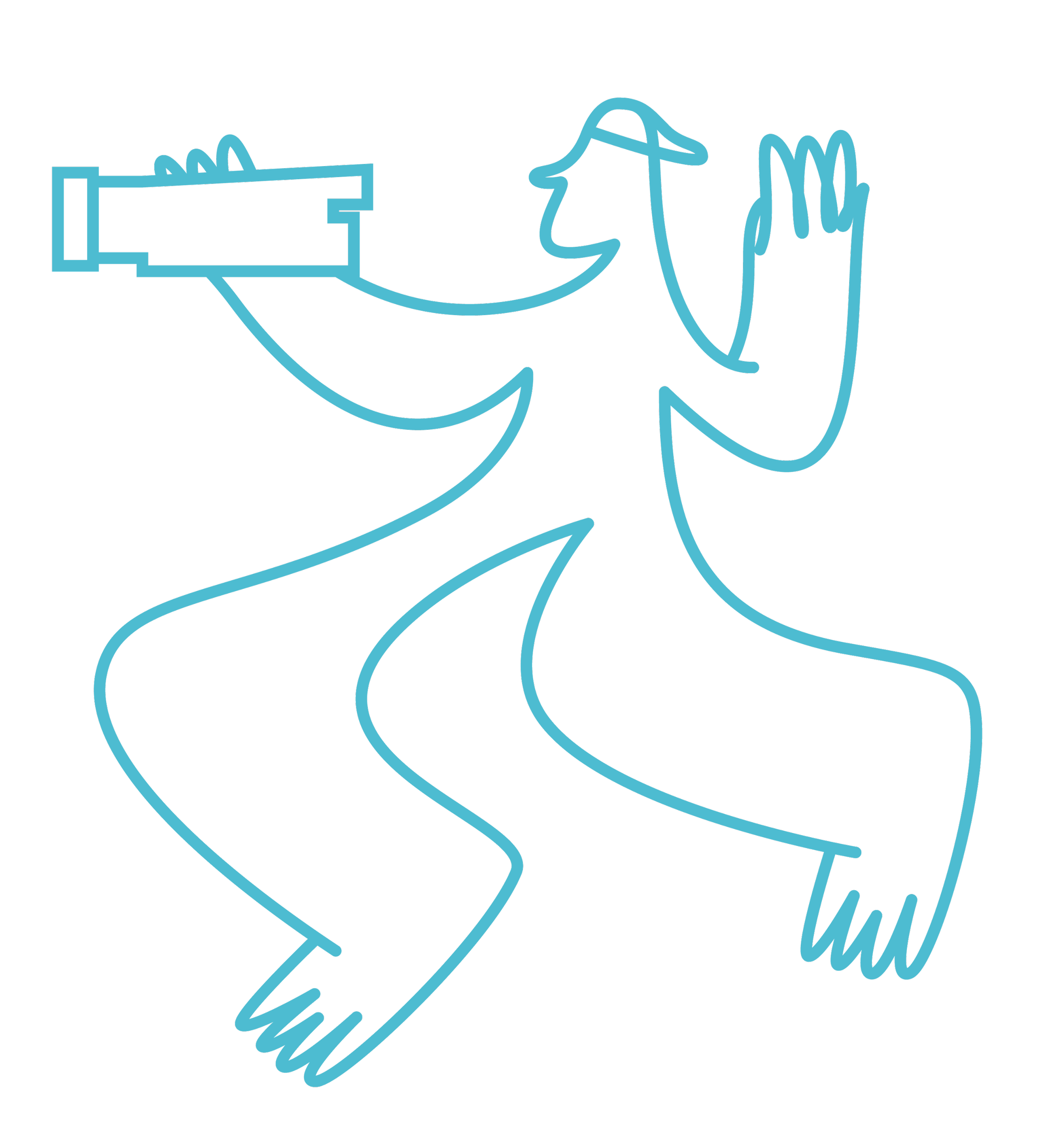 Quirk Digital mascot character - NZ digital marketing agency specialising in content creation and social media