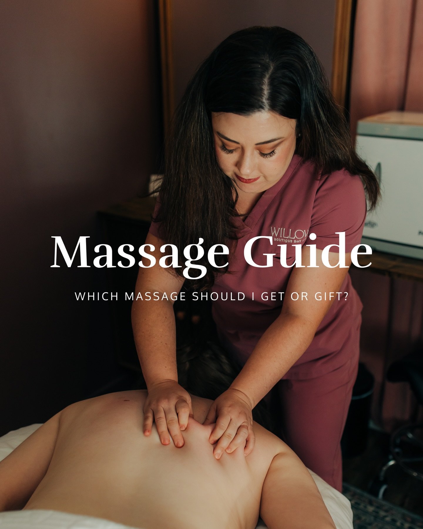 Here&rsquo;s your cheat sheet. 💚

Still unsure which one they&rsquo;ll love?
A Willow gift card lets them choose the exact service they need most.
Available in-spa &amp; online anytime. 💆&zwj;♀️✨