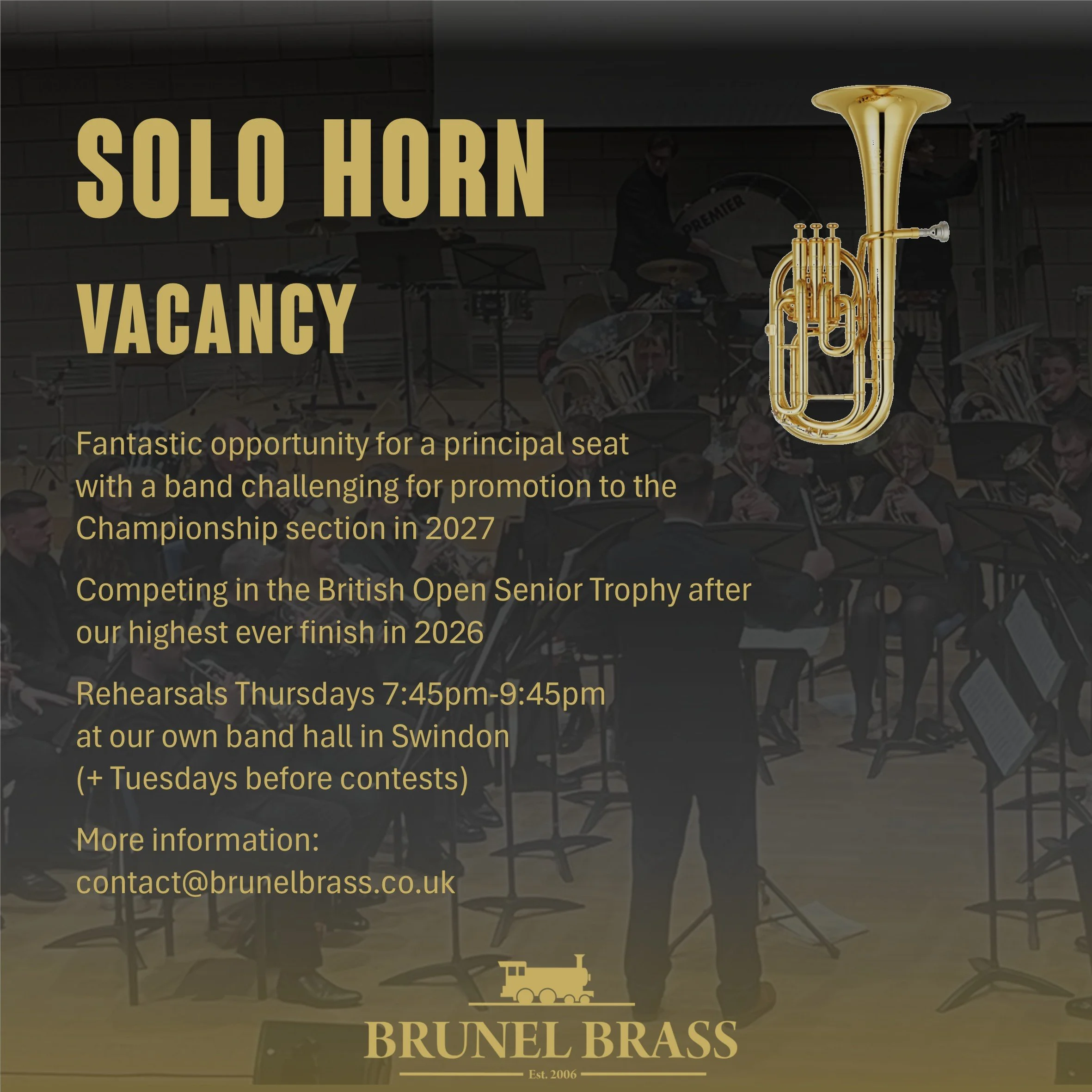 Solo Horn Vacancy