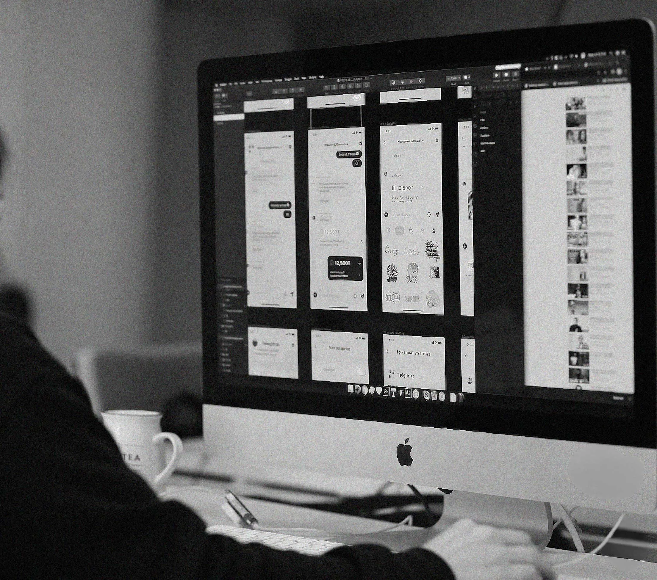 Santiago Design working on UI  design