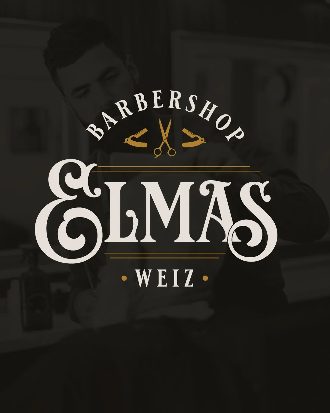 New logo design for Elmas Barber Shop in Weiz, Austria. This logo system includes both an emblem version for signage and print, and a simplified wordmark for digital.

#BarberShopLogo #bearded #BrandIdentityDesign #BarberBranding #LogoDesign #barberg
