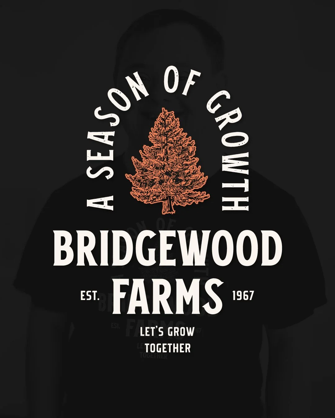 A Season of Growth for @bridgewoodfarmstx — a nearly 60-year-old nonprofit serving adults with special needs near Houston, TX.
I created this emblem to complement their year-end giving and capital campaign, blending vintage charm with modern c
