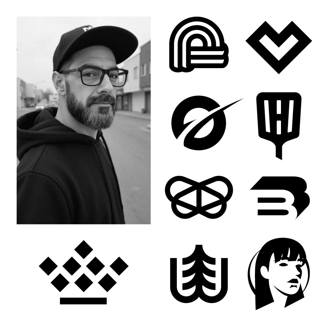 A little late to the @logoarchive challenge, but still wanted to join in.

Here&rsquo;s a selection of logos and symbols from different projects over the years. Some client work, some personal explorations, all built around the same idea: reducing th