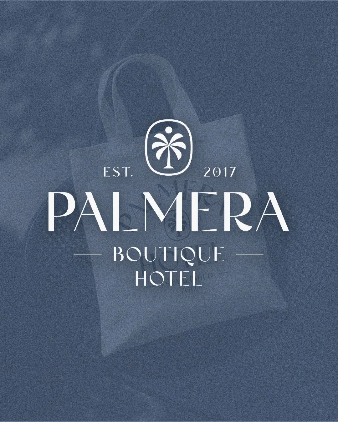 Palmera, a boutique hotel identity designed for a quieter side of Tulum.

A flexible visual system combining distinctive typography, deep coastal blues, and subtle vintage-inspired details across signage, stationery, amenities, and guest touchpoints.